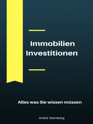 cover image of Immobilien Investitionen